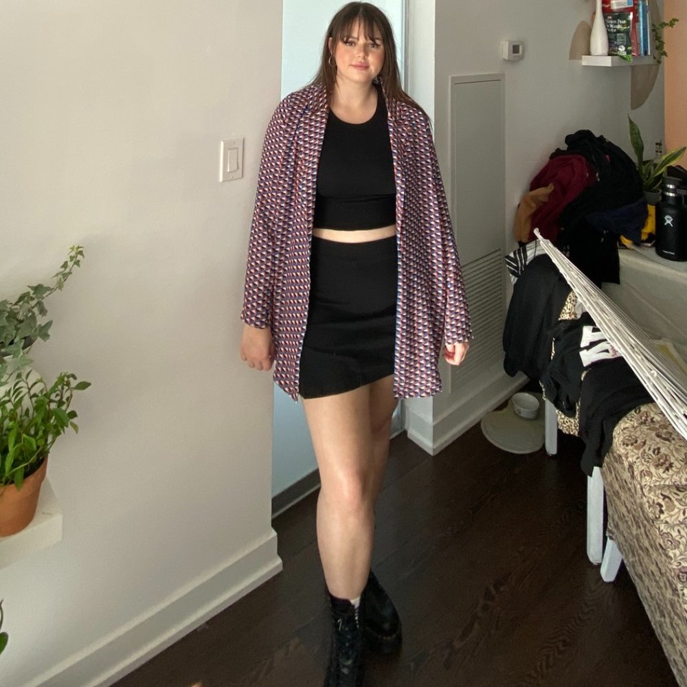 F21 BLAZER BLOUSE